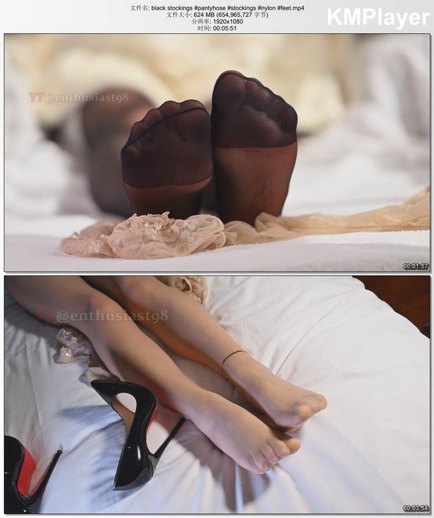 休闲公主之室内黑丝肤丝足尖艺术集锦[mp4/624M]