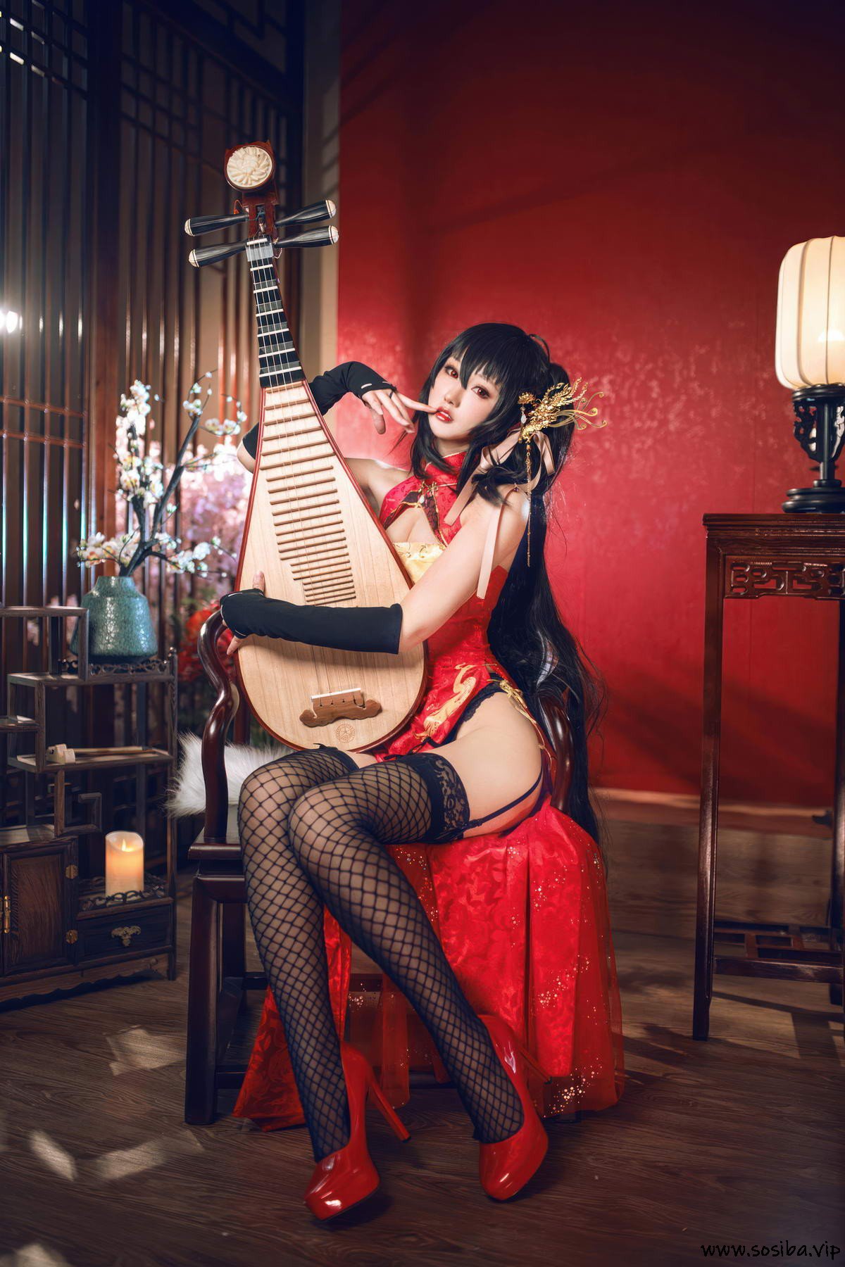 羽生三未 - NO.031 碧蓝航线 大凤旗袍[21P-215.7M]